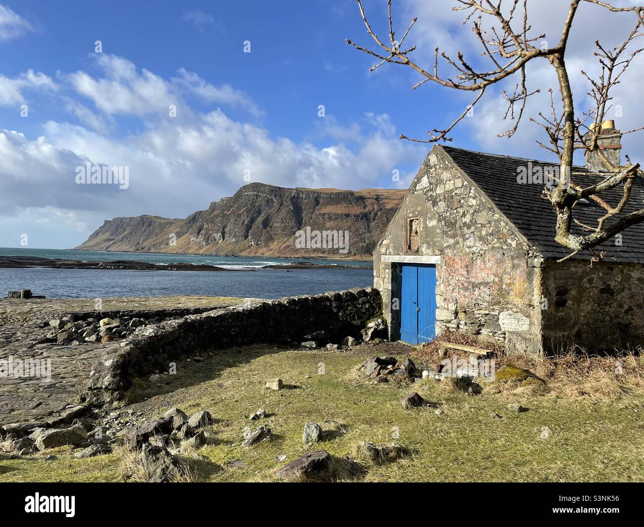 Carsaig Cottage, Isle of Mull - Smartphone Captured Stock Image