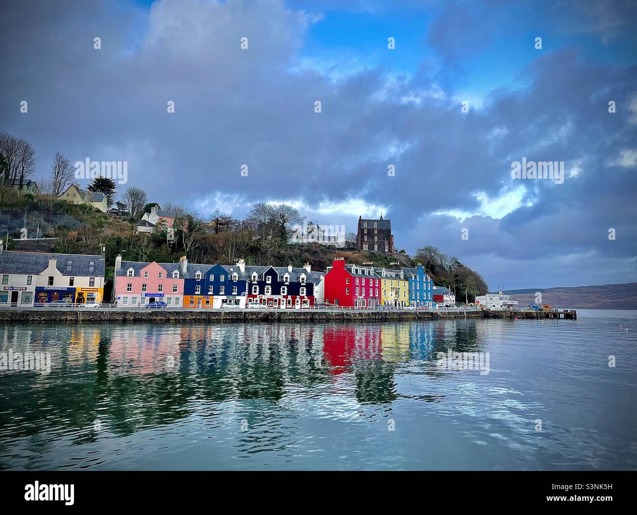 Tobermory, Isle of Mull - Smartphone Captured Stock Image