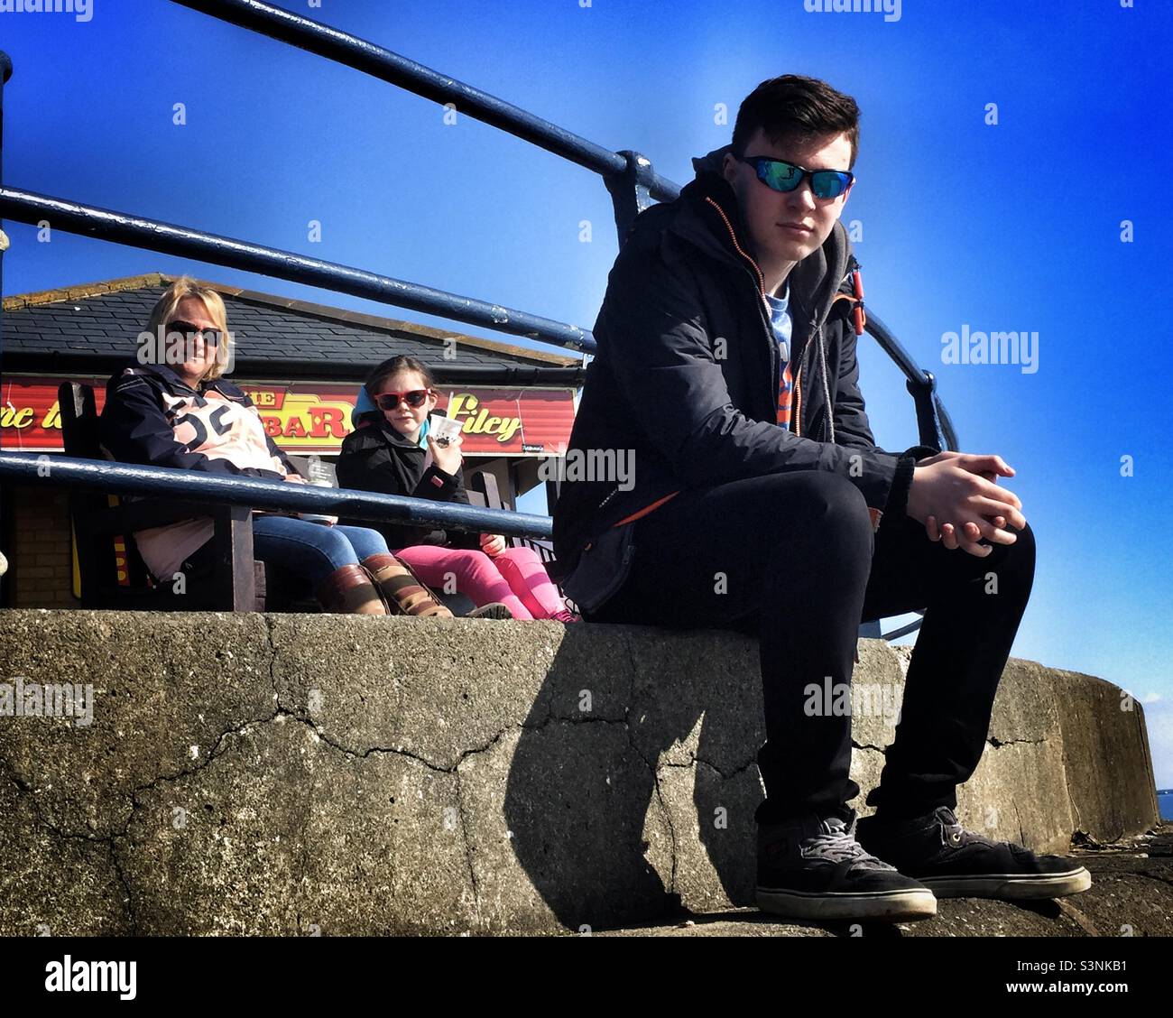 Grumpy teenager hi-res stock photography and images - Alamy