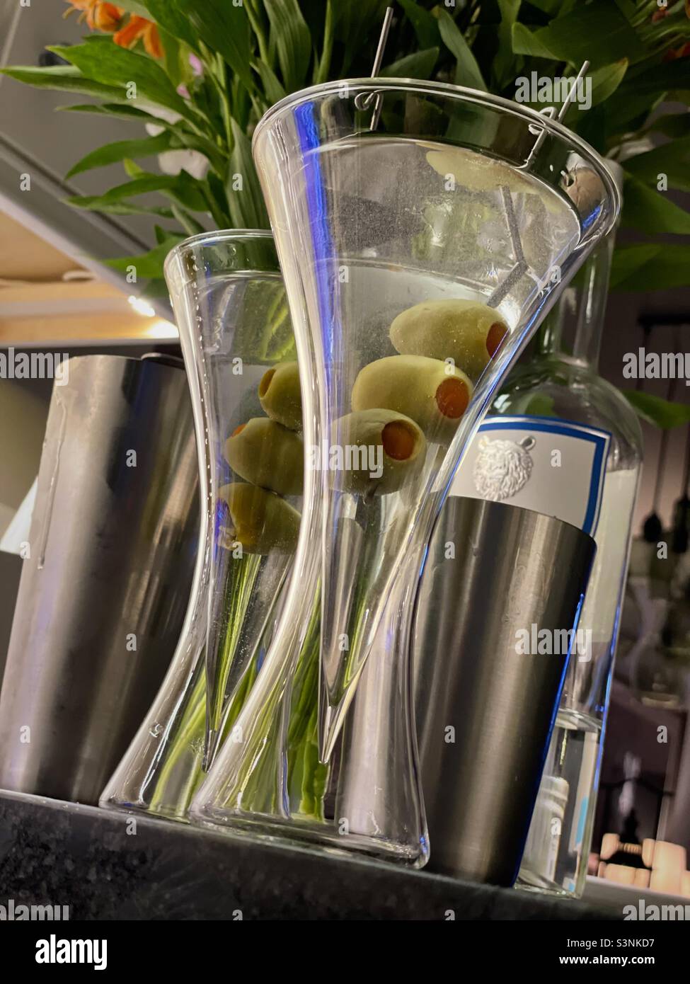Martinis - Smartphone Captured Stock Image