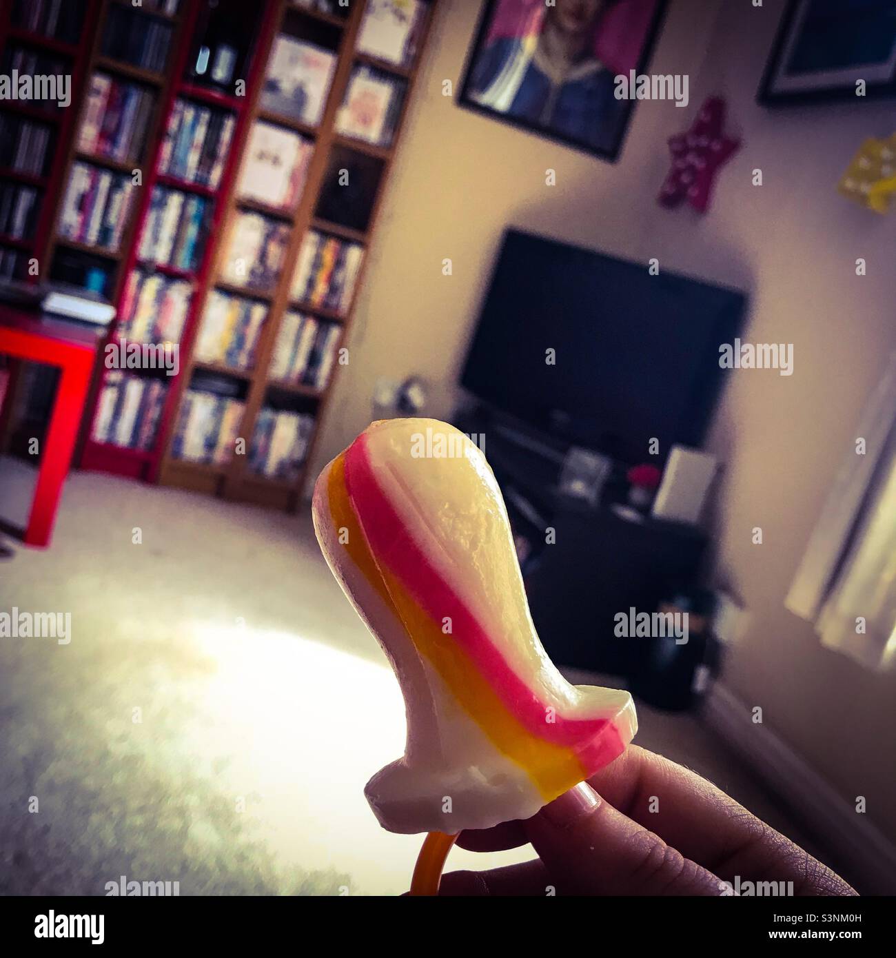 Rock dummy - Smartphone Captured Stock Image