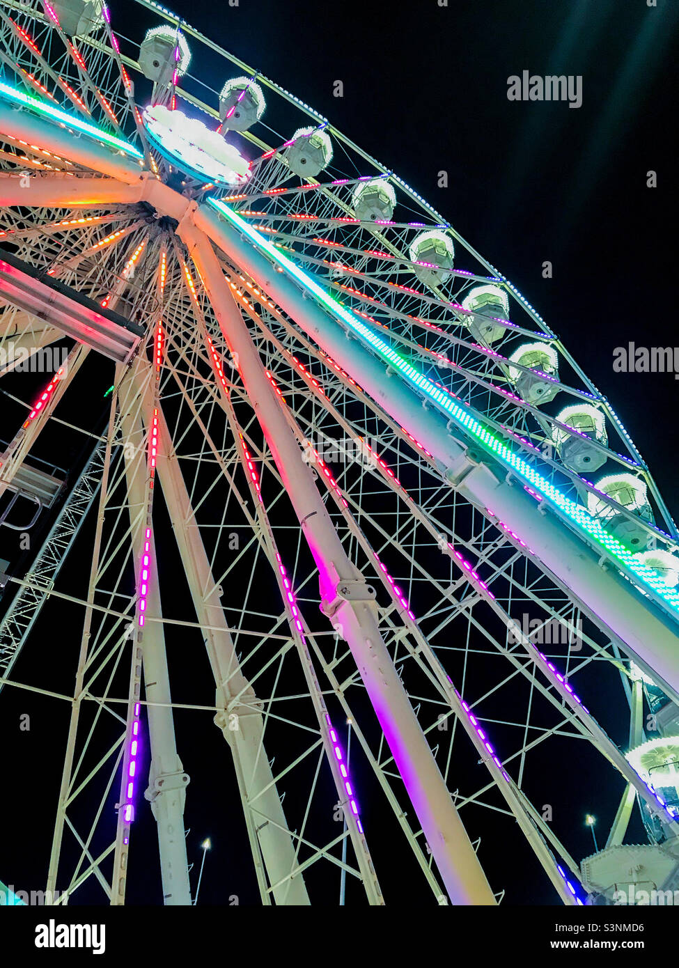 Big wheel, Birmingham - Smartphone Captured Stock Image