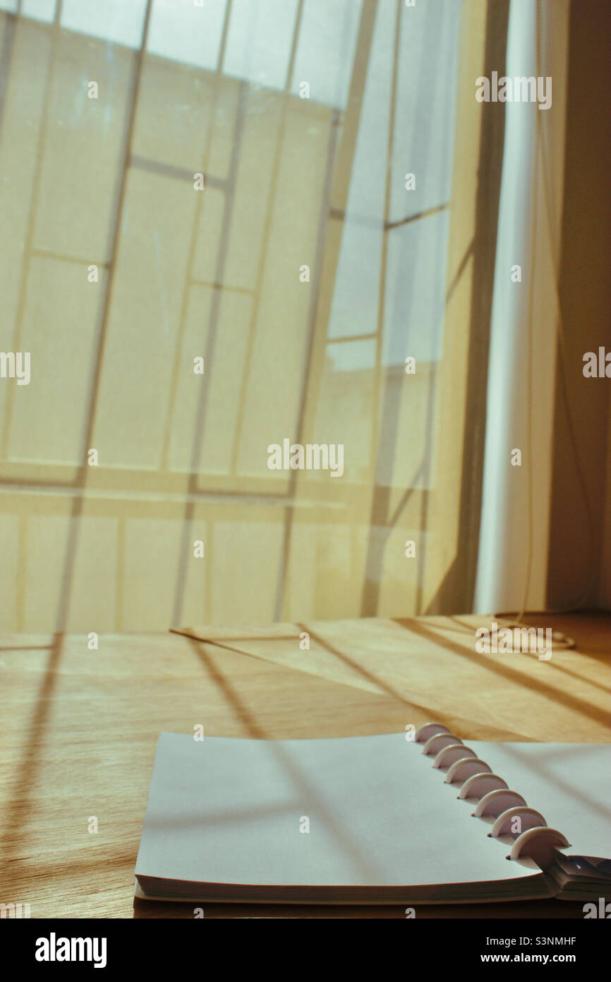 A notebook - Smartphone Captured Stock Image