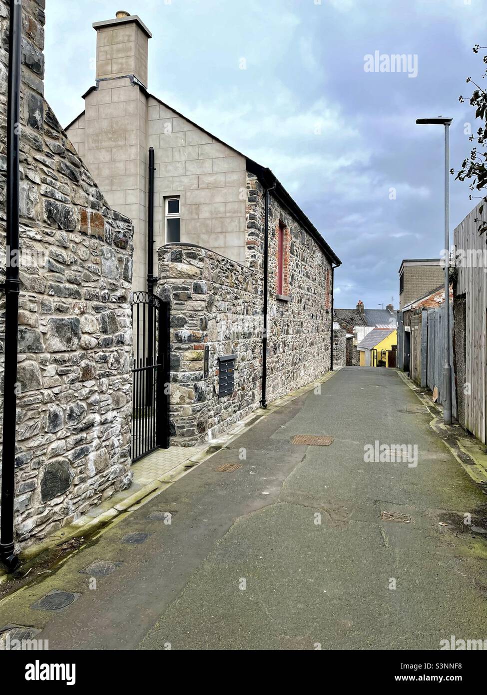 Town Hall Lane or Murder Lane, Donaghadee Stock Photo Alamy