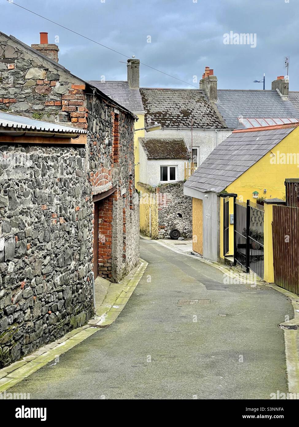Town Hall Lane or Murder Lane, Donaghadee Stock Photo Alamy