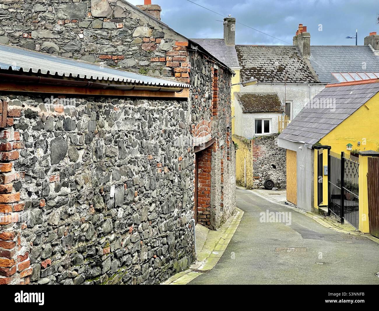 Town Hall Lane or Murder Lane, Donaghadee Stock Photo Alamy