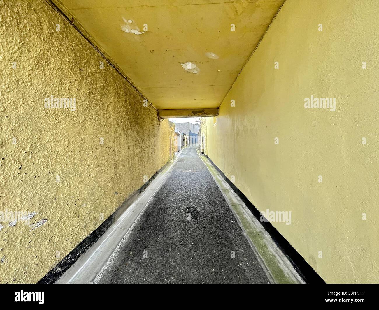 Town Hall Lane or Murder Lane, Donaghadee Stock Photo Alamy