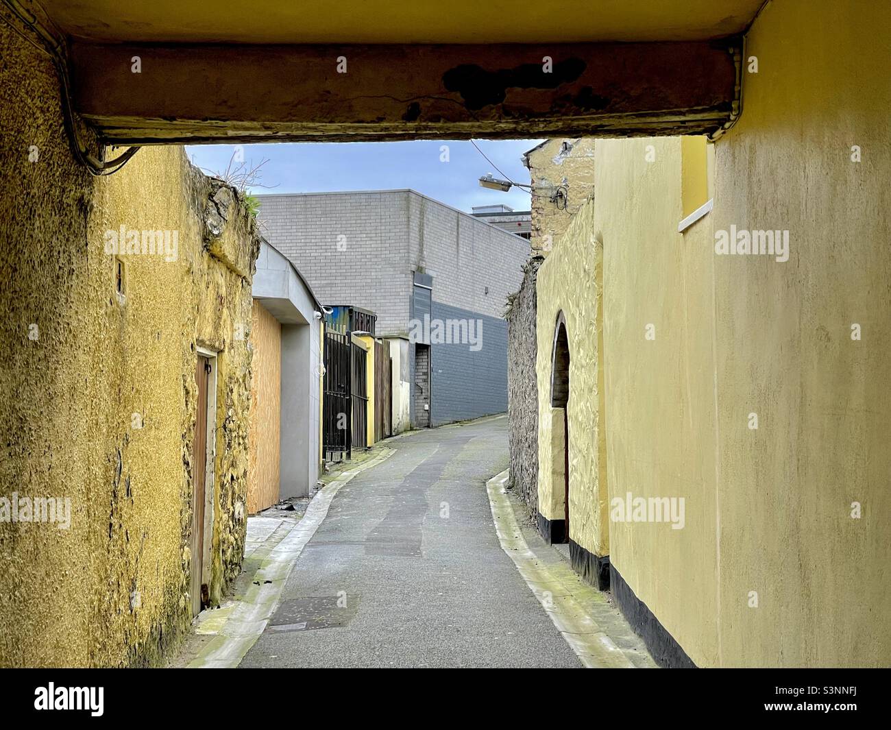 Town Hall Lane or Murder Lane, Donaghadee Stock Photo Alamy