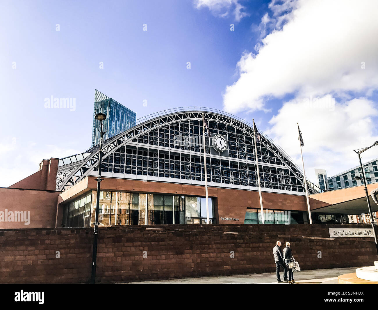 Manchester central - Smartphone Captured Stock Image