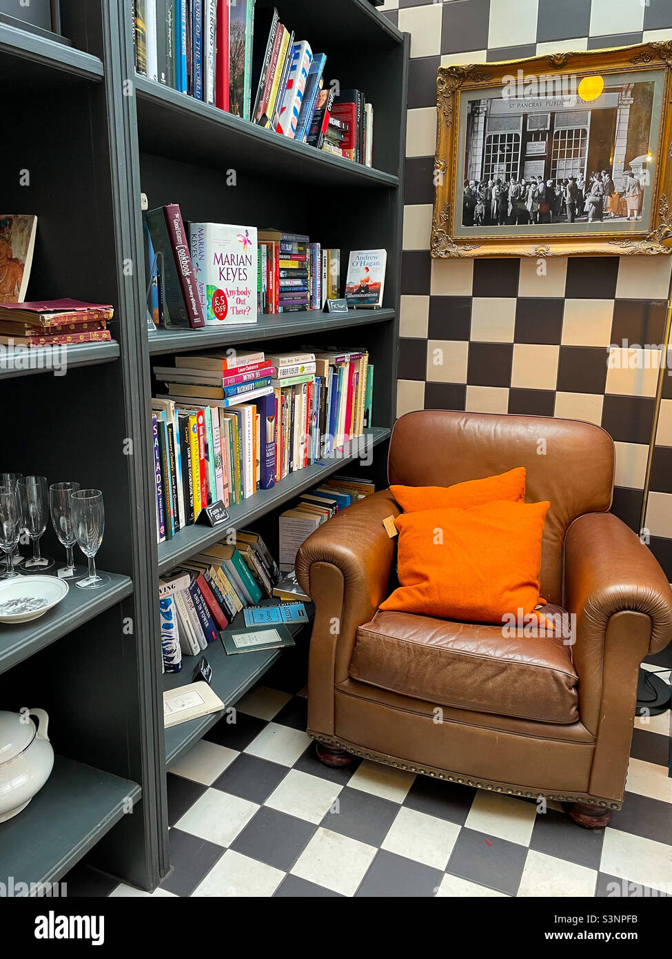 Mary’s Living & Giving shop, Primrose Hill - Smartphone Captured Stock Image