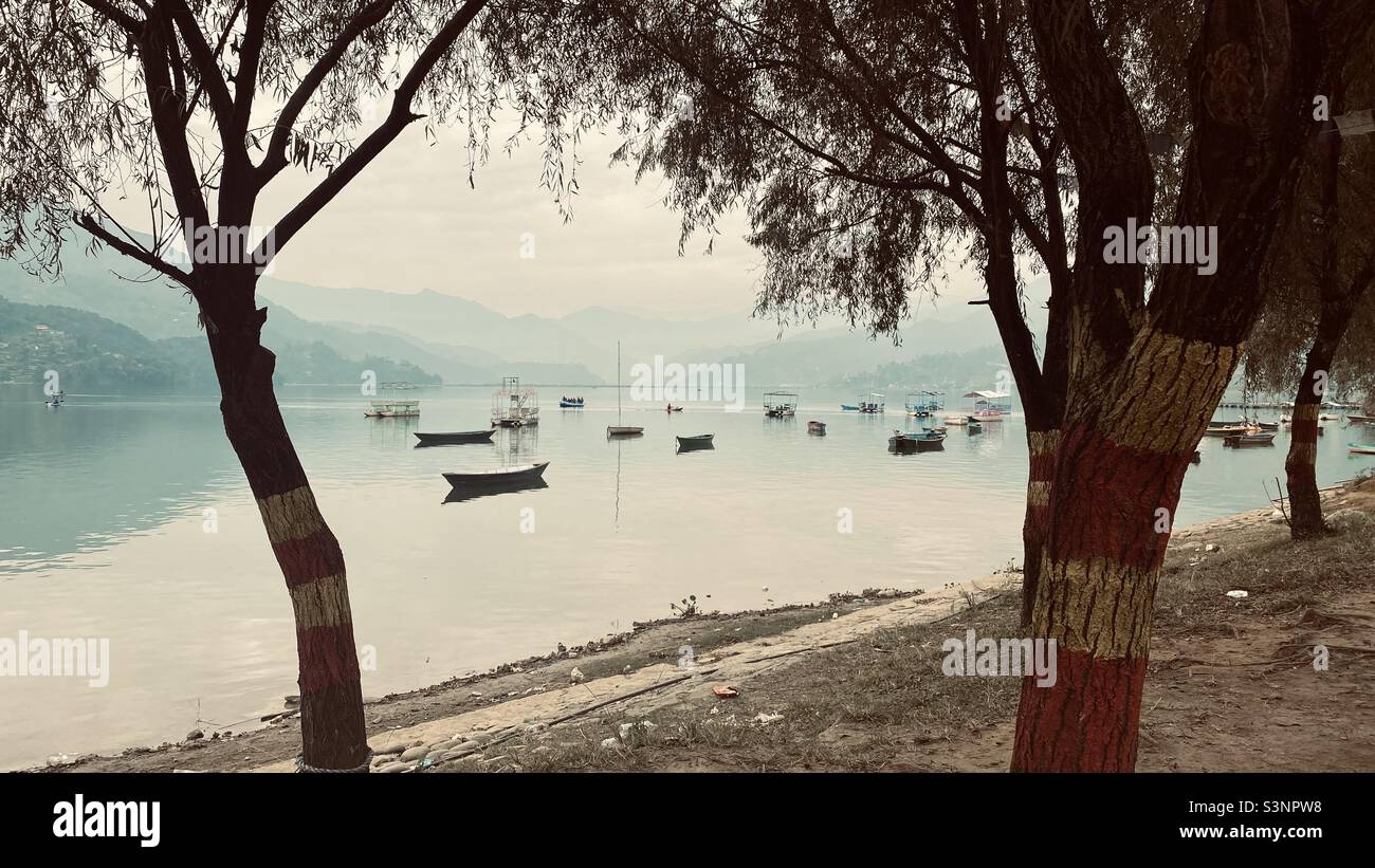 Nepal phewa hi-res stock photography and images - Alamy