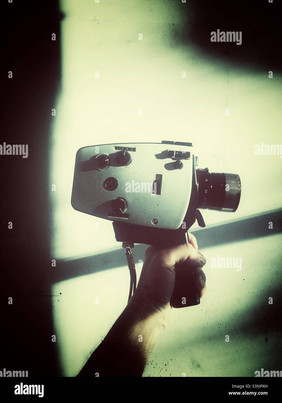 Vintage Super 8 movie camera Stock Photo