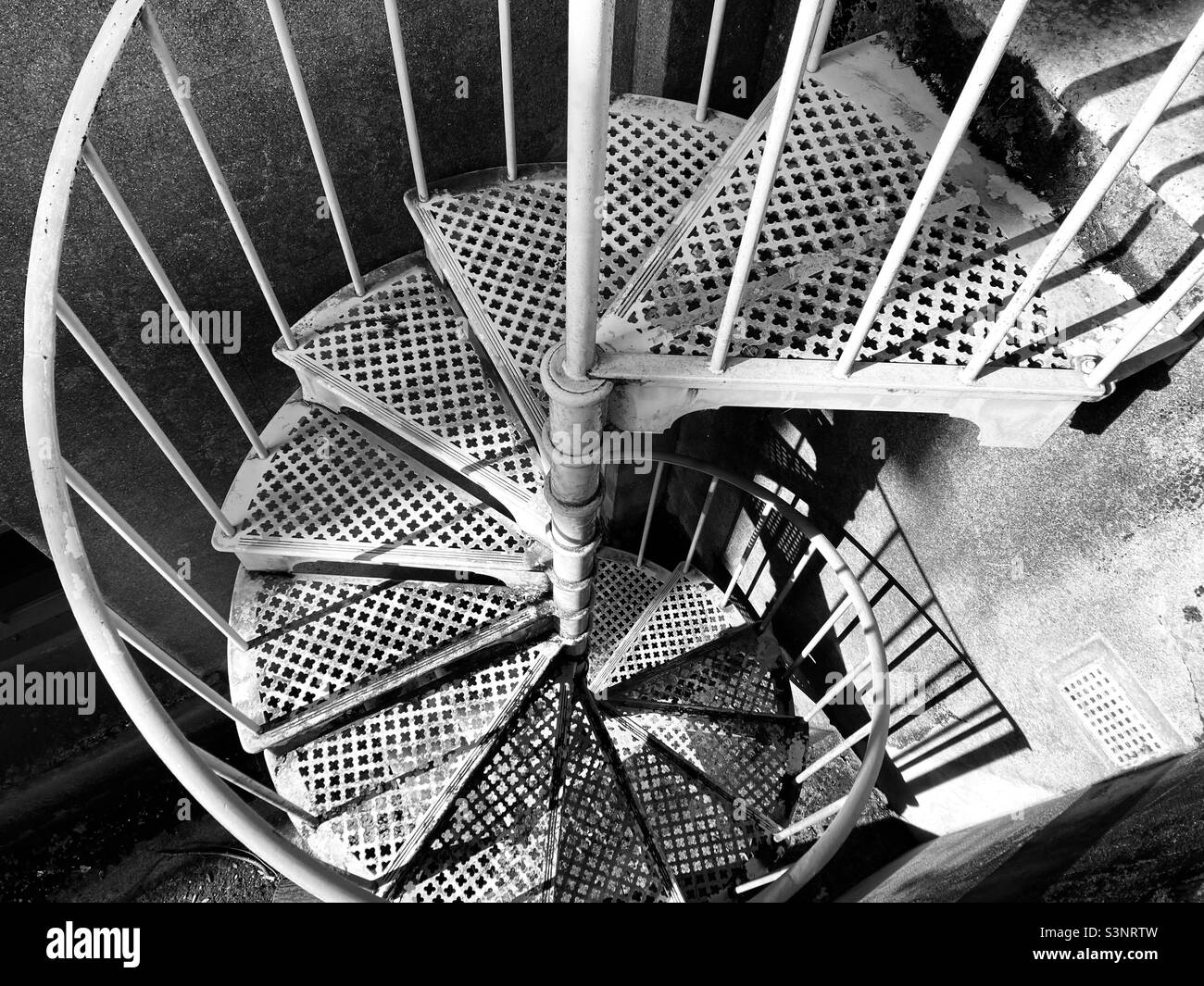 Spiral stairs Stock Photo