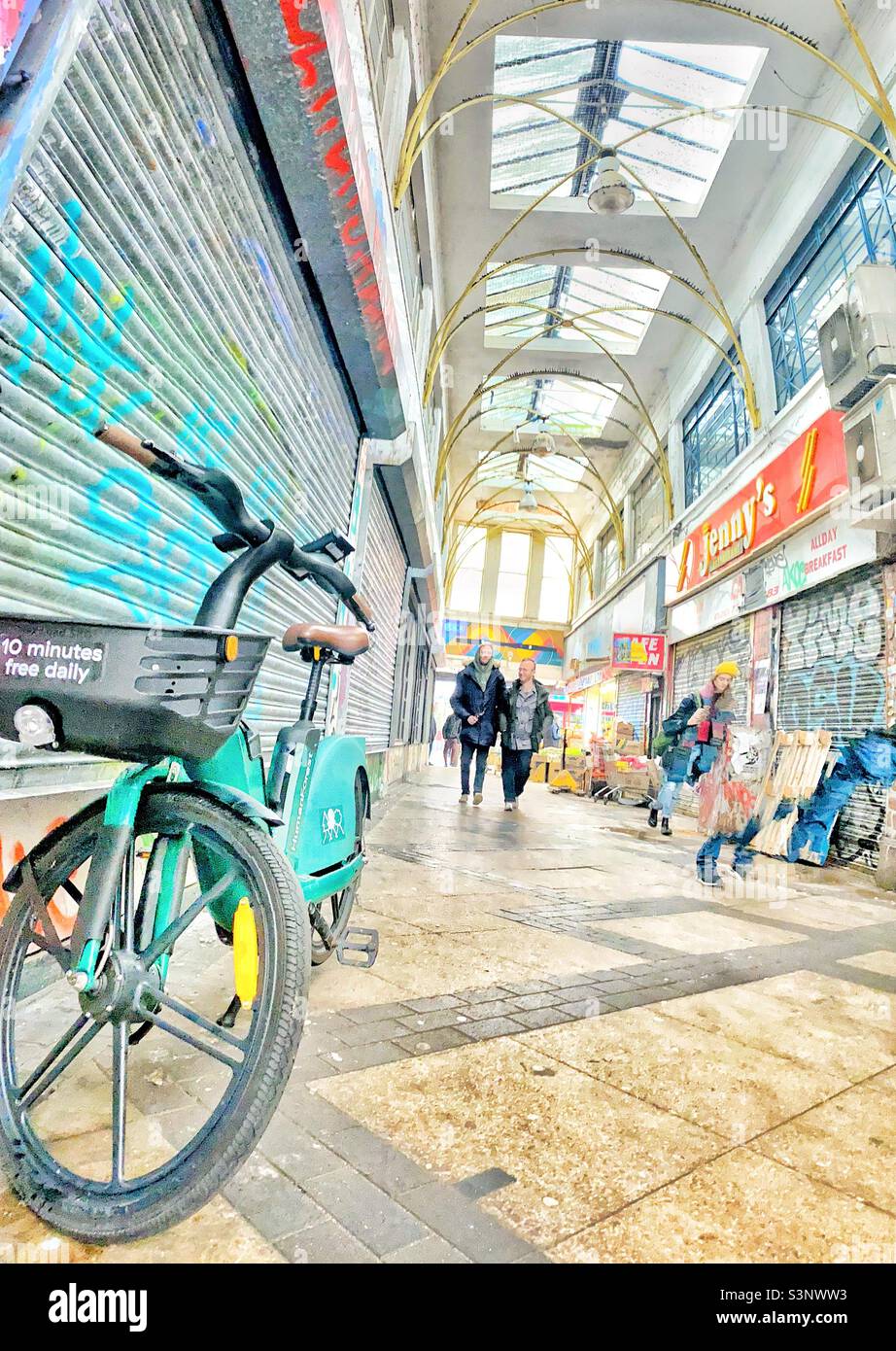 Rye Lane in Peckham - Smartphone Captured Stock Image