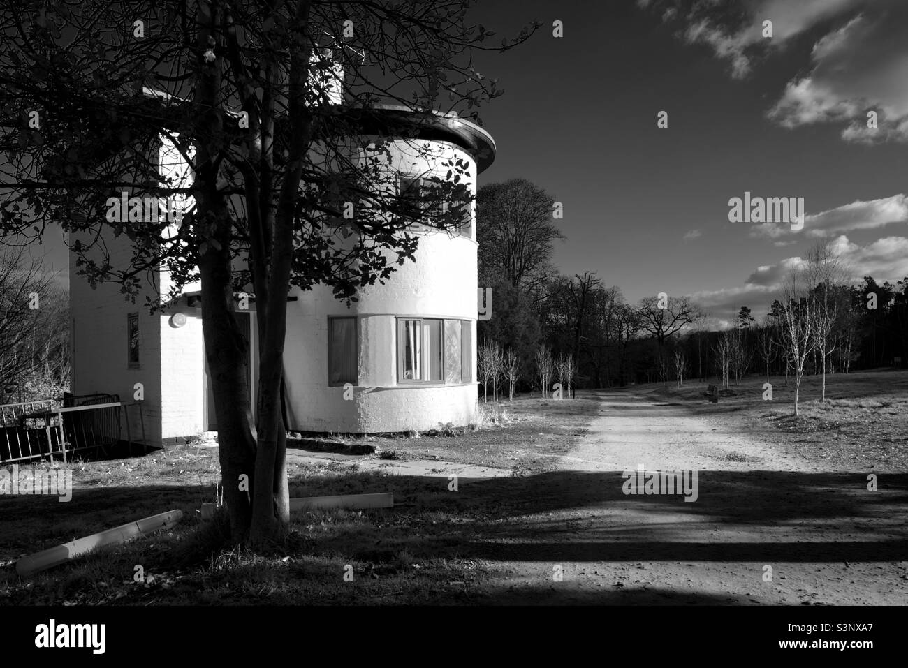 English country house Black and White Stock Photos & Images Alamy