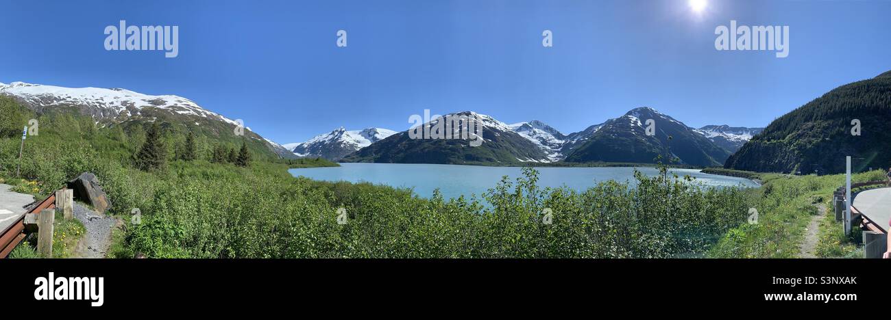 Portage Glacier, Alaska Stock Photo