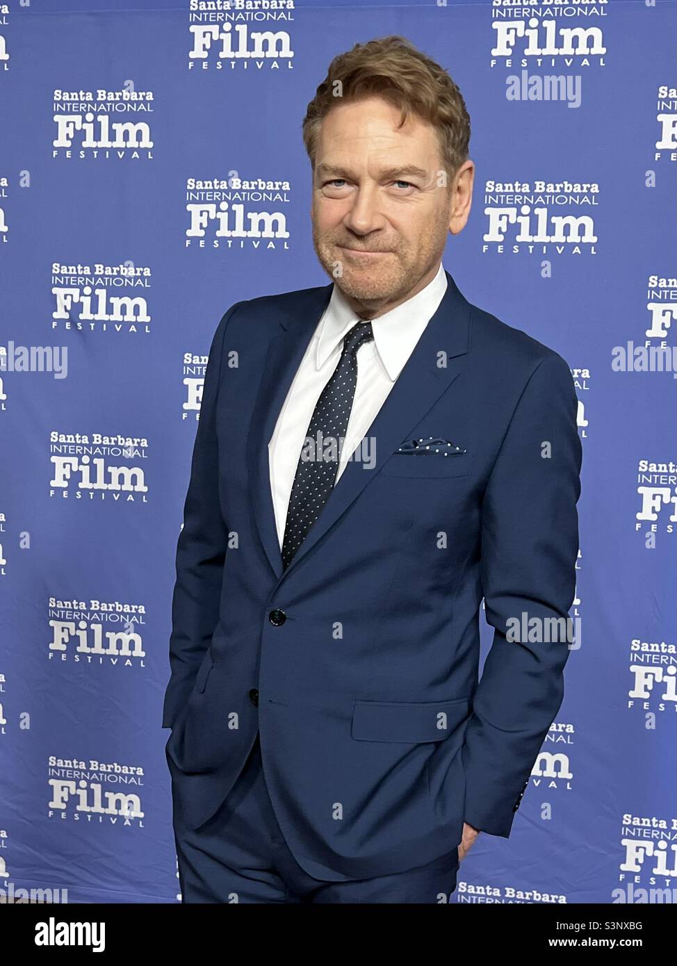 3 March 2022 Kenneth Branagh (Belfast Director) walks the red carpet at the Santa Barbara International Film Festival. Credit: Lisa Werner/Alamy/ Stockimo News - Smartphone Captured Stock Image