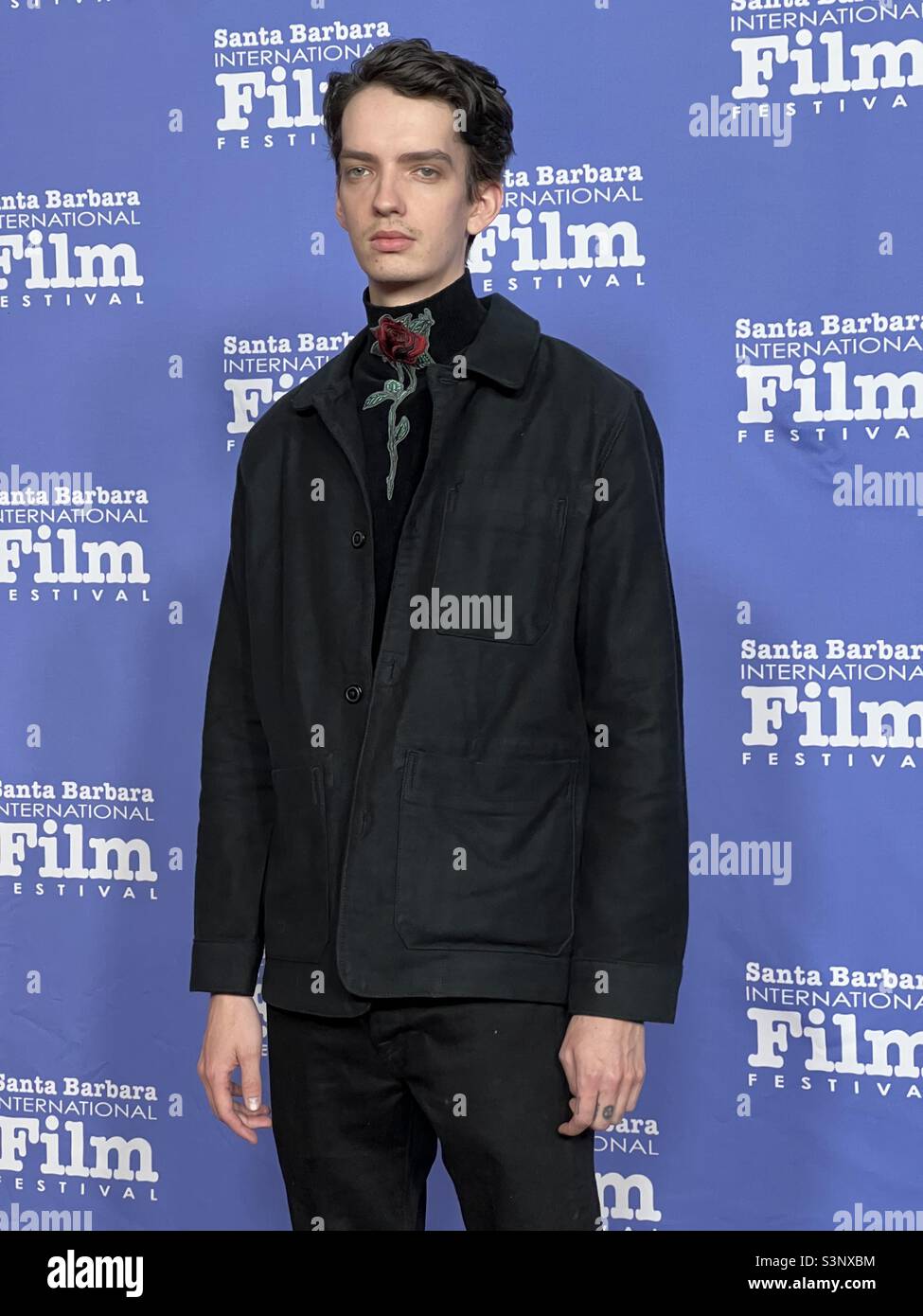 3 March 2022 Kodi Smit-McPhee (The Power of the Dog) walks the red carpet at the Santa Barbara International Film Festival. Credit: Lisa Werner/Alamy/ Stockimo News - Smartphone Captured Stock Image