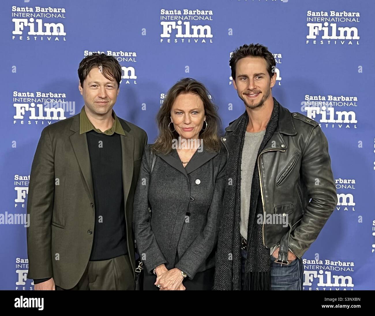 4 March 2022 Russell Brown, Jacqueline Bisset and  Kelly Blatz (Loren and Rose) walk the red carpet at the Santa Barbara International Film Festival. Credit: Lisa Werner/Alamy/ Stockimo News Stock Photo