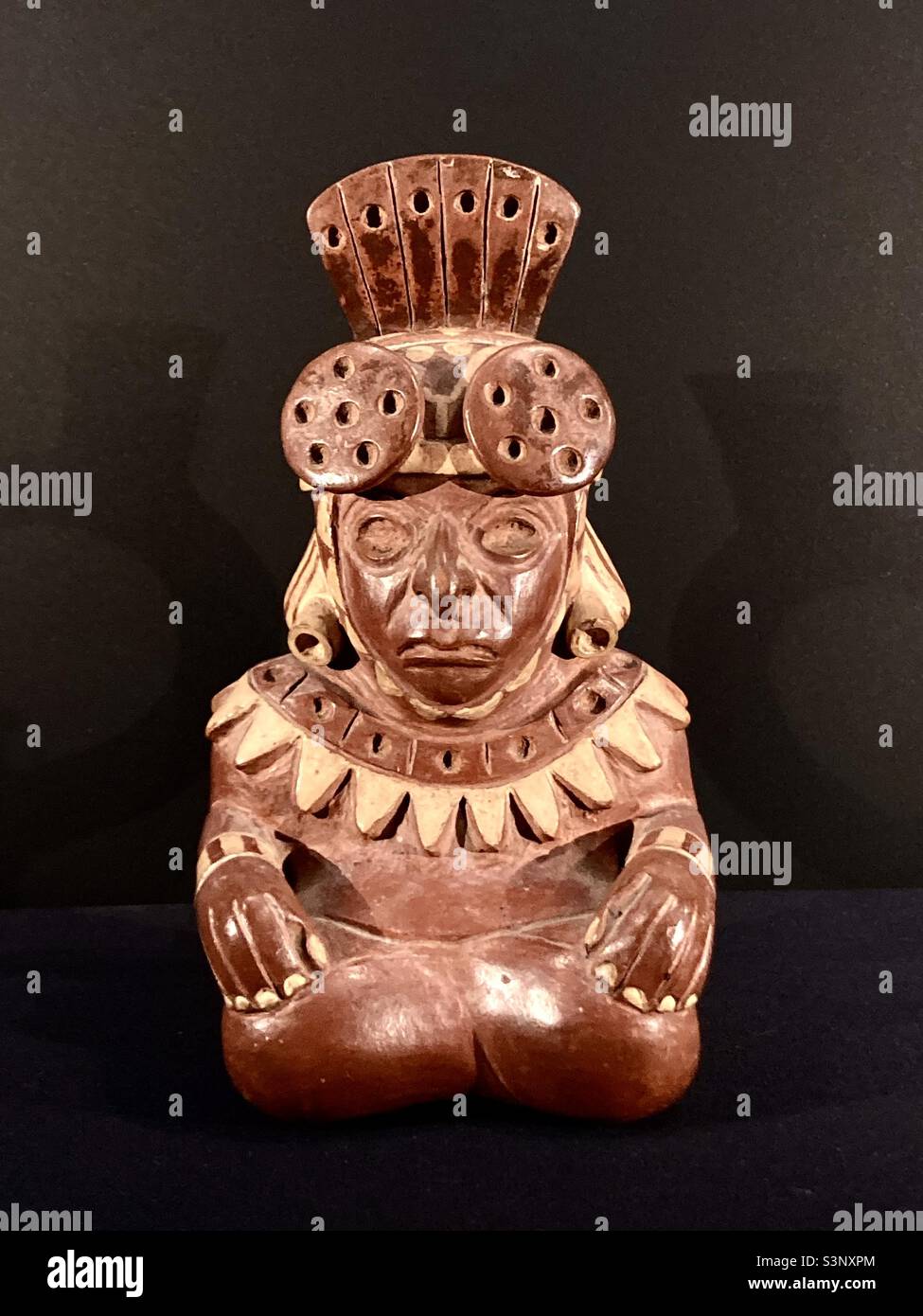 A ceramic jug from macho Picchu collection called “Governing Lord” - Smartphone Captured Stock Image