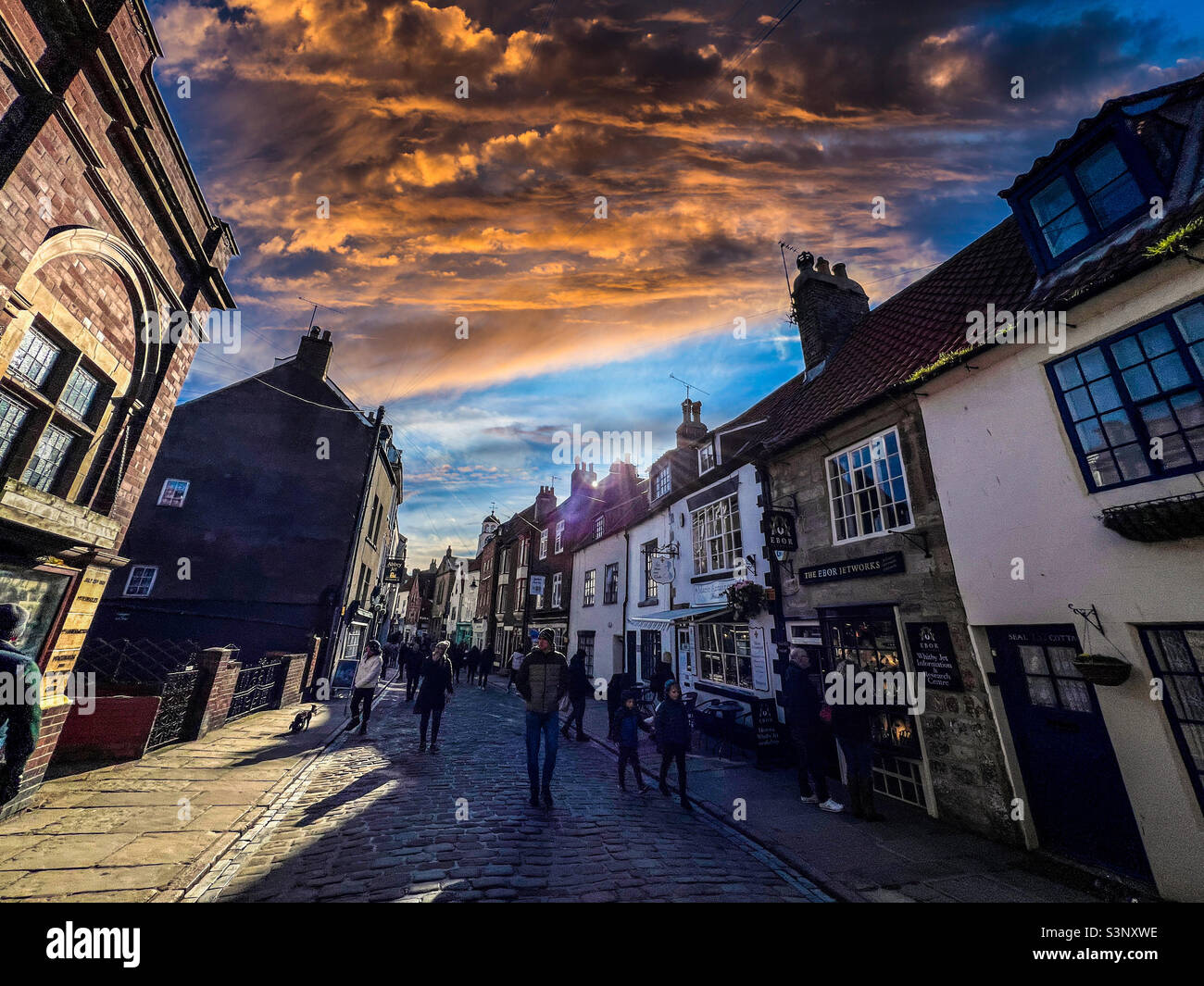 Church Street in Whitby Stock Photo Alamy
