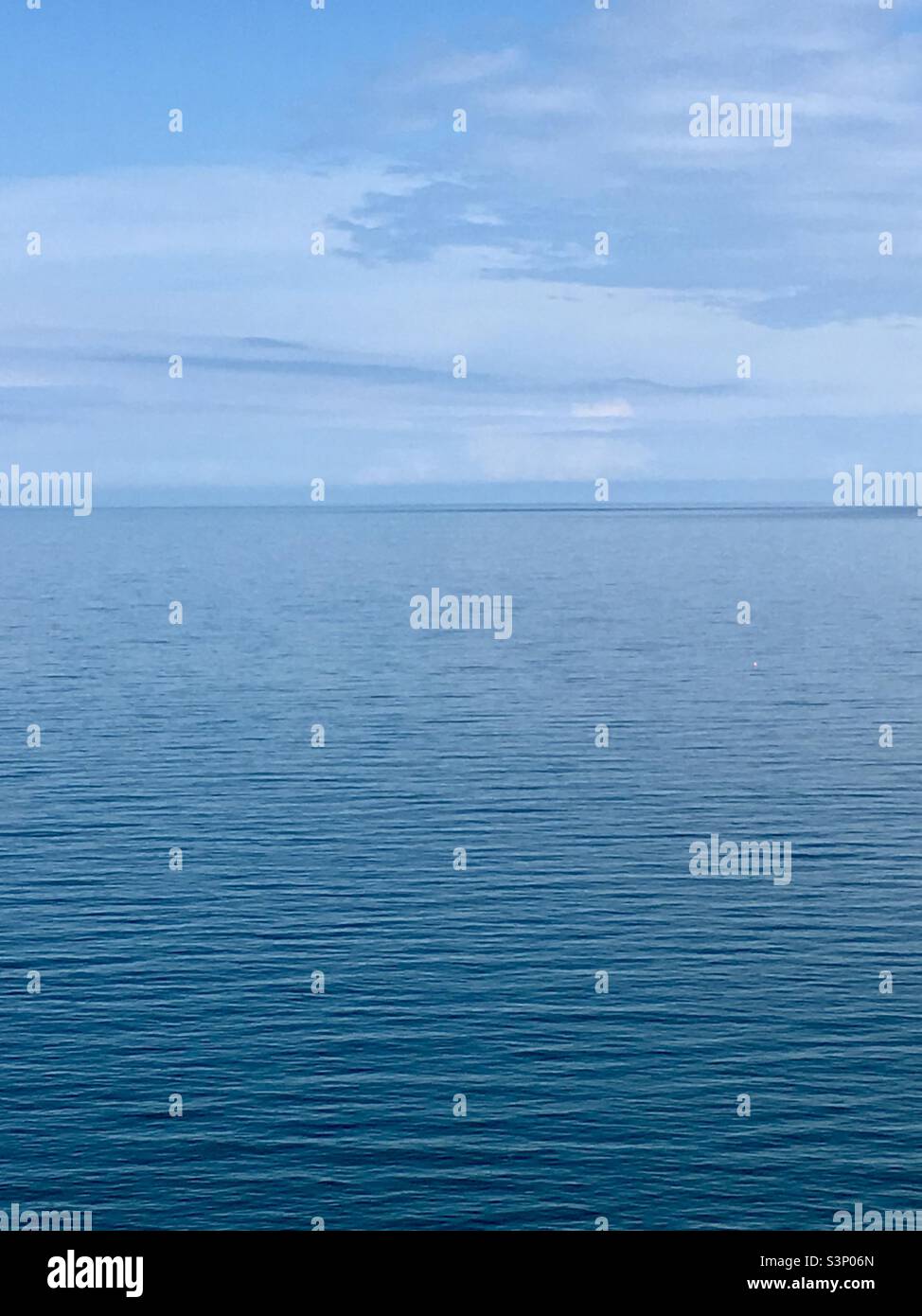 Vast blue seascape - Smartphone Captured Stock Image