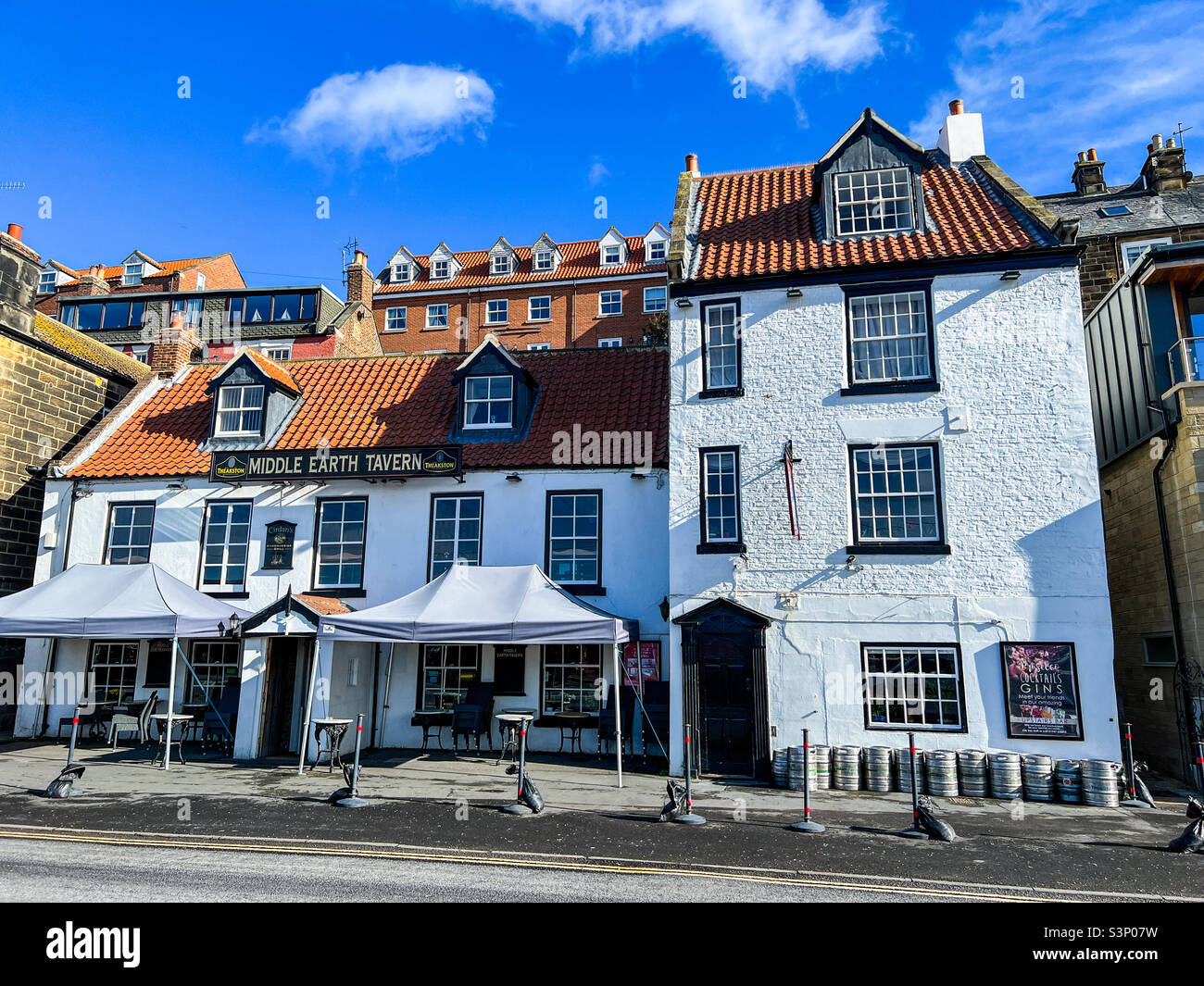 Middle Earth Tavern on church Street in Whitby North Yorkshire Stock Photo