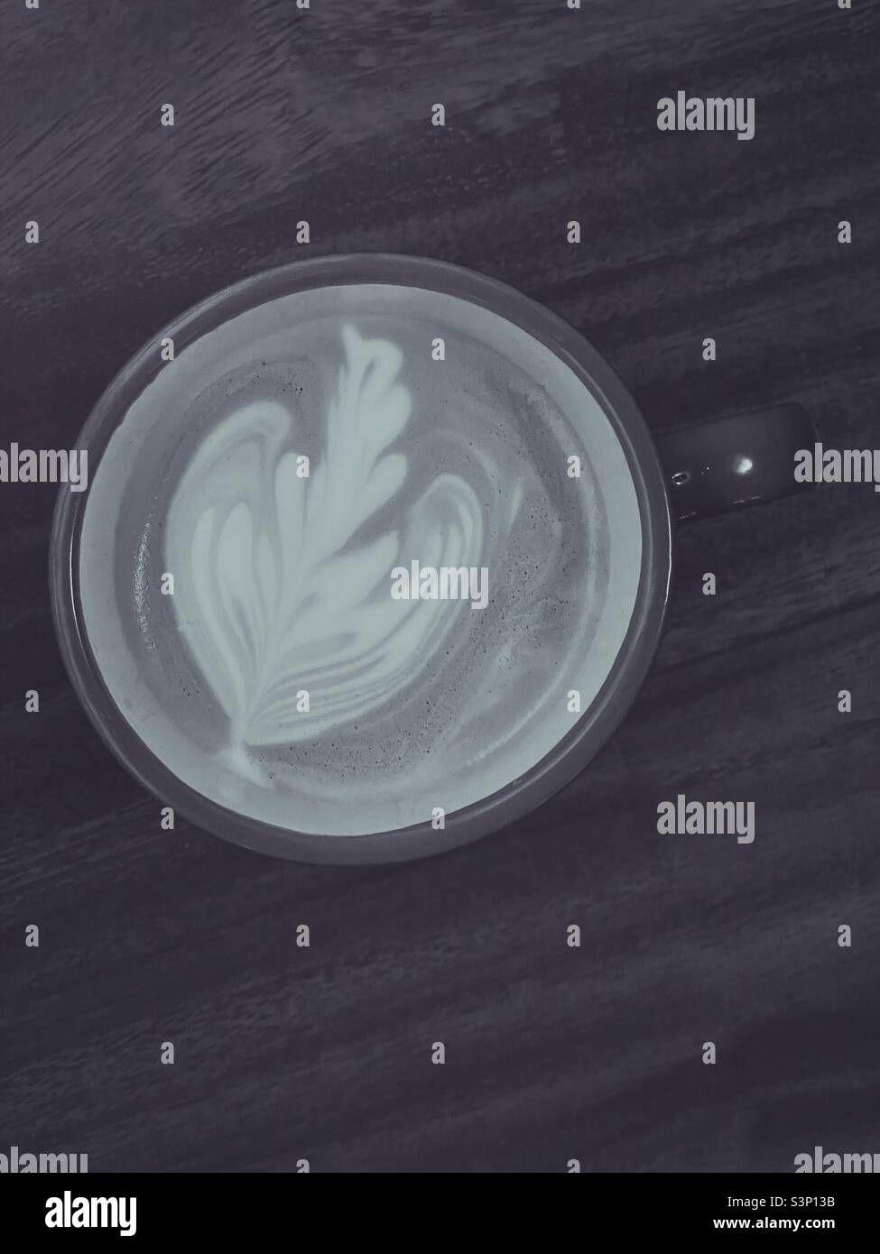 Latte - Smartphone Captured Stock Image