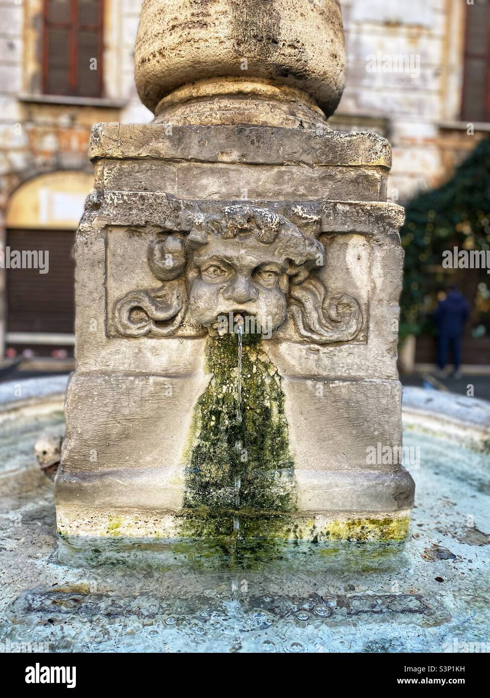 Fontana piazza san simeone Stock Photo
