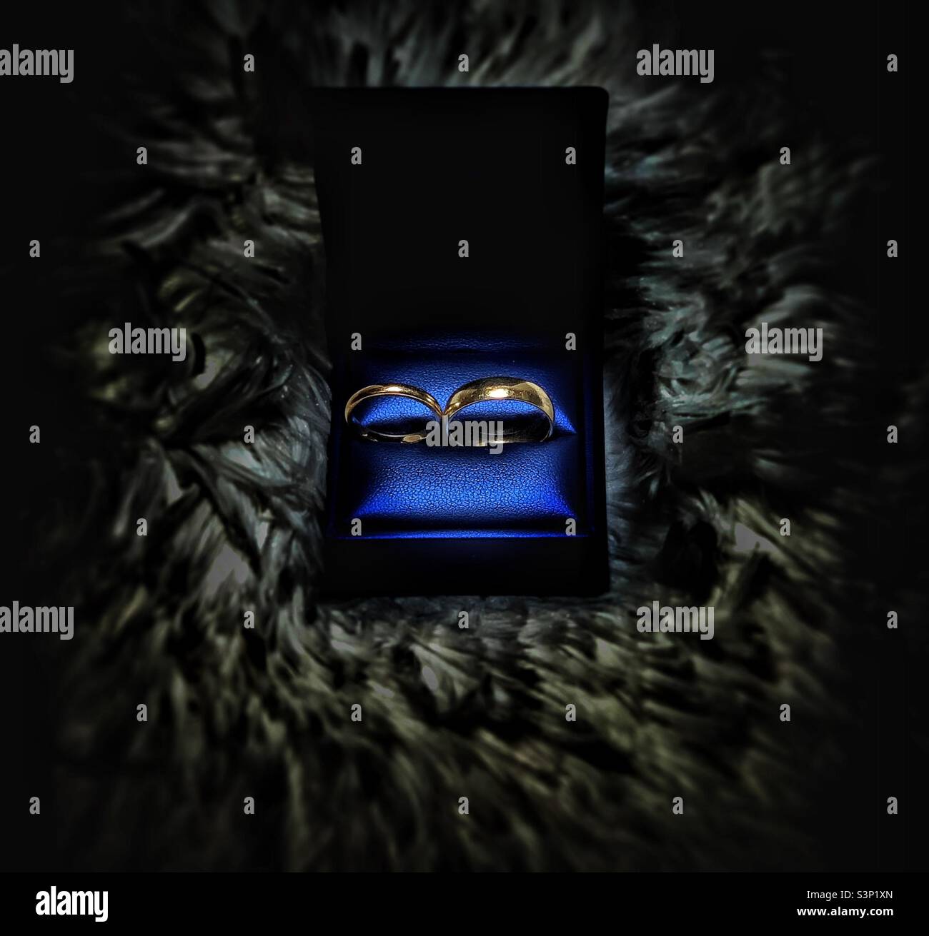 Wedding bands - Smartphone Captured Stock Image