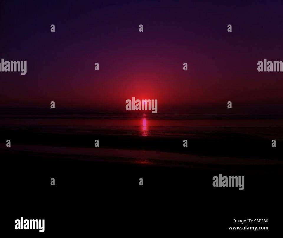 A burning light - Smartphone Captured Stock Image