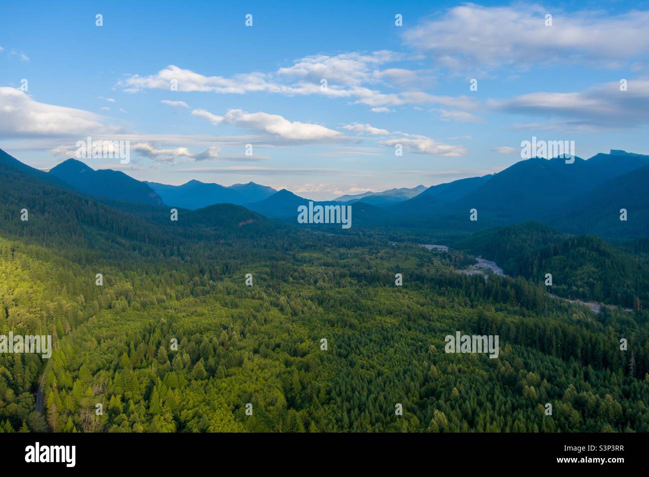 Cascade mountain range - Smartphone Captured Stock Image