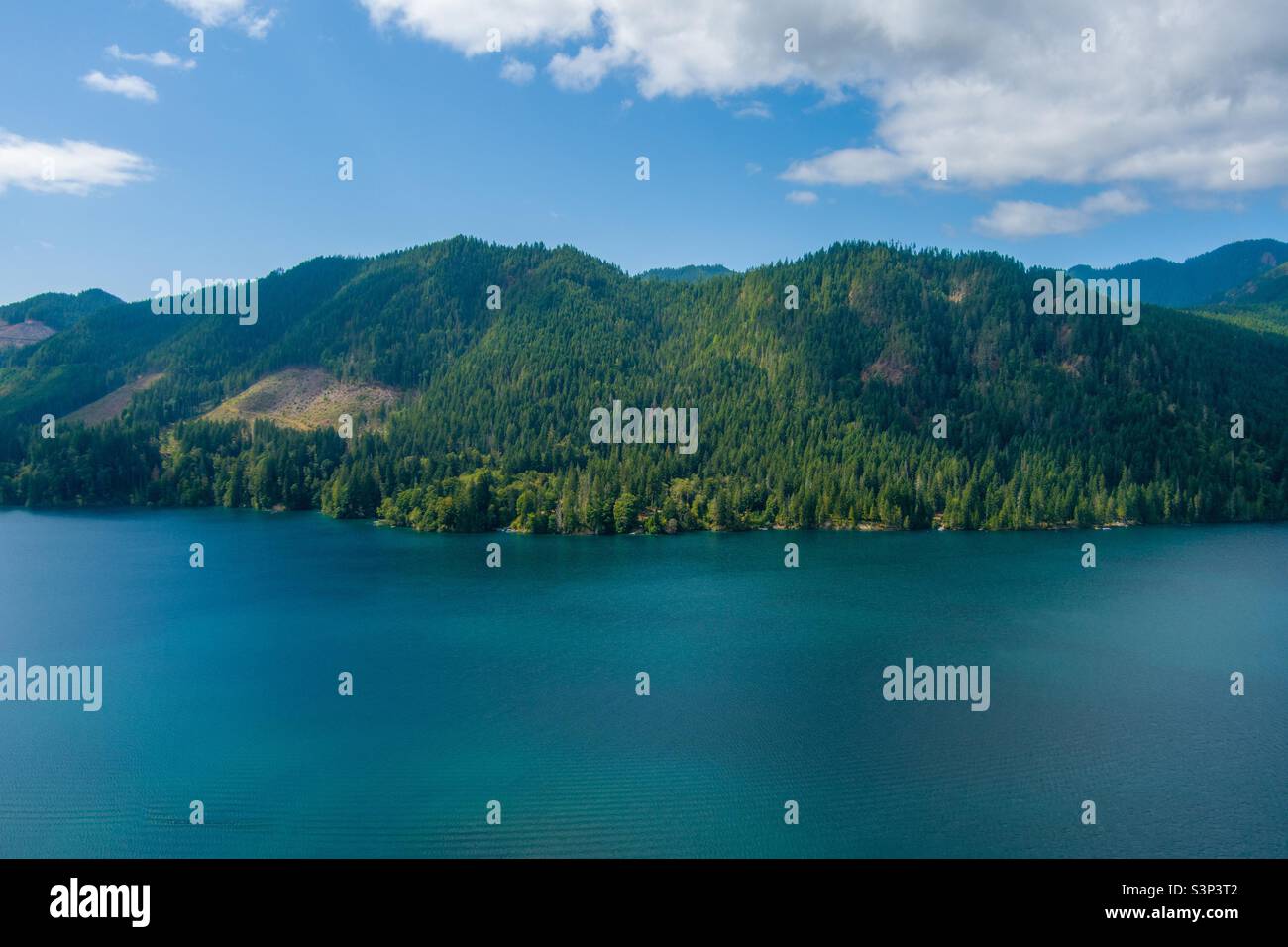 Lake Cushman in Washington State - Smartphone Captured Stock Image