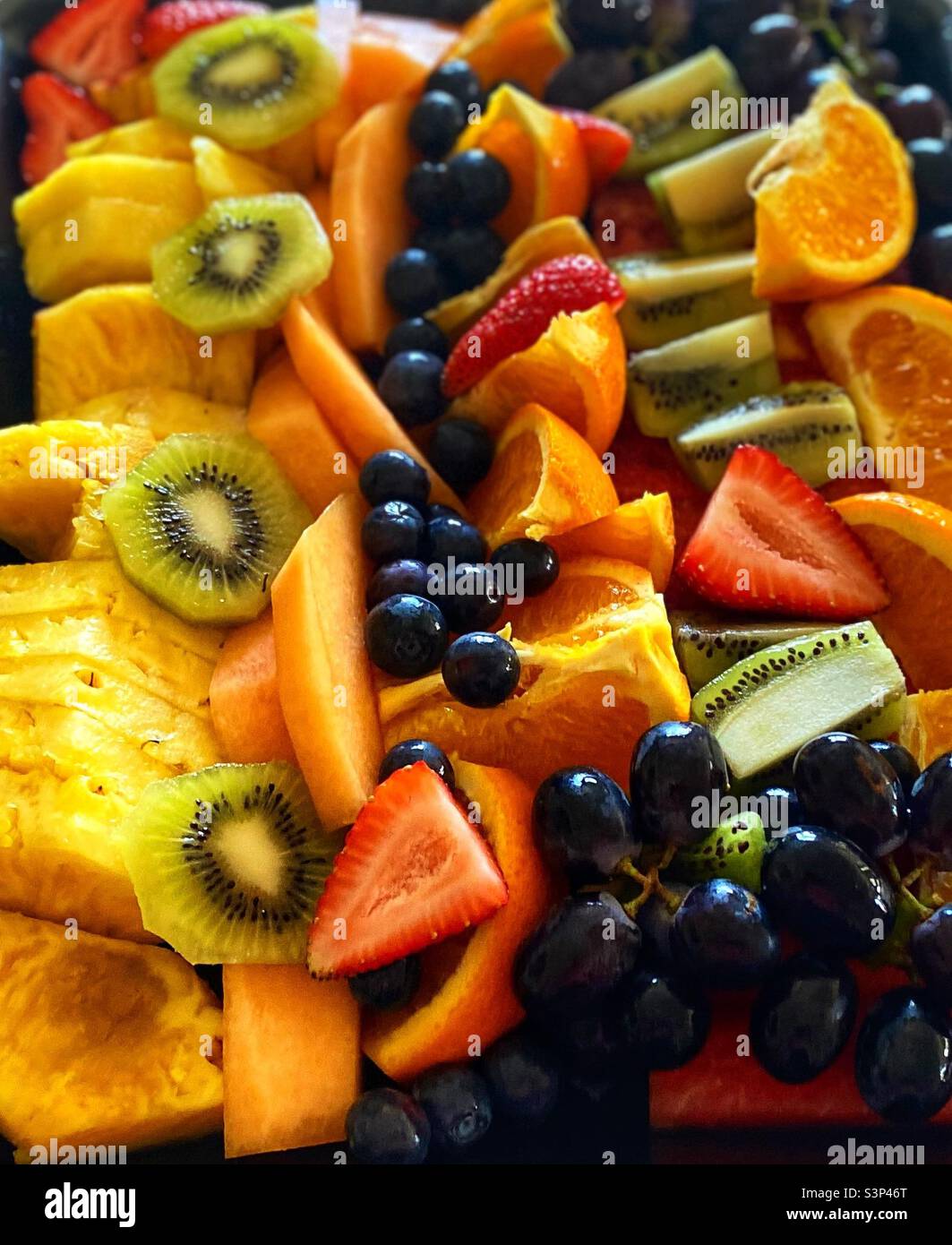 Healthy fruit salad - Smartphone Captured Stock Image