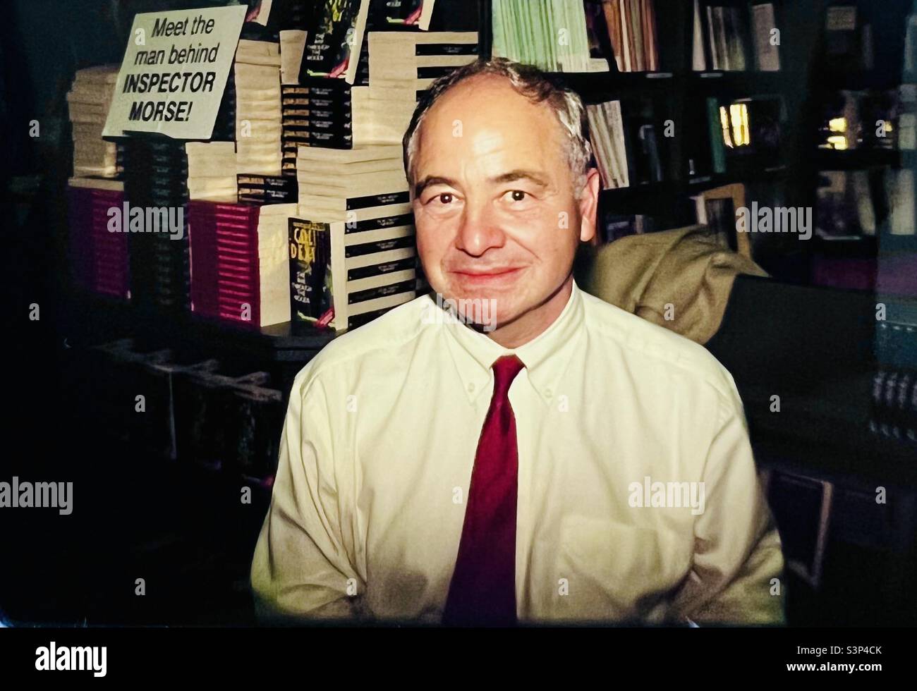 The late Colin Dexter author of Inspector Morse mystery books Stock Photo