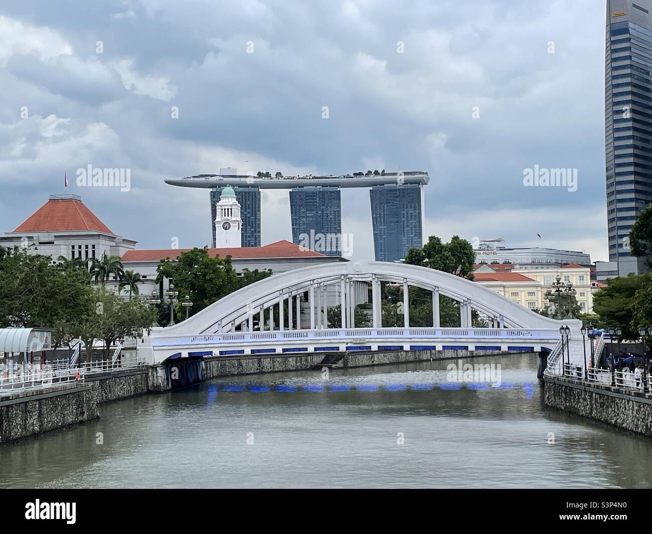 Singapore skyline in day time Stock Photo