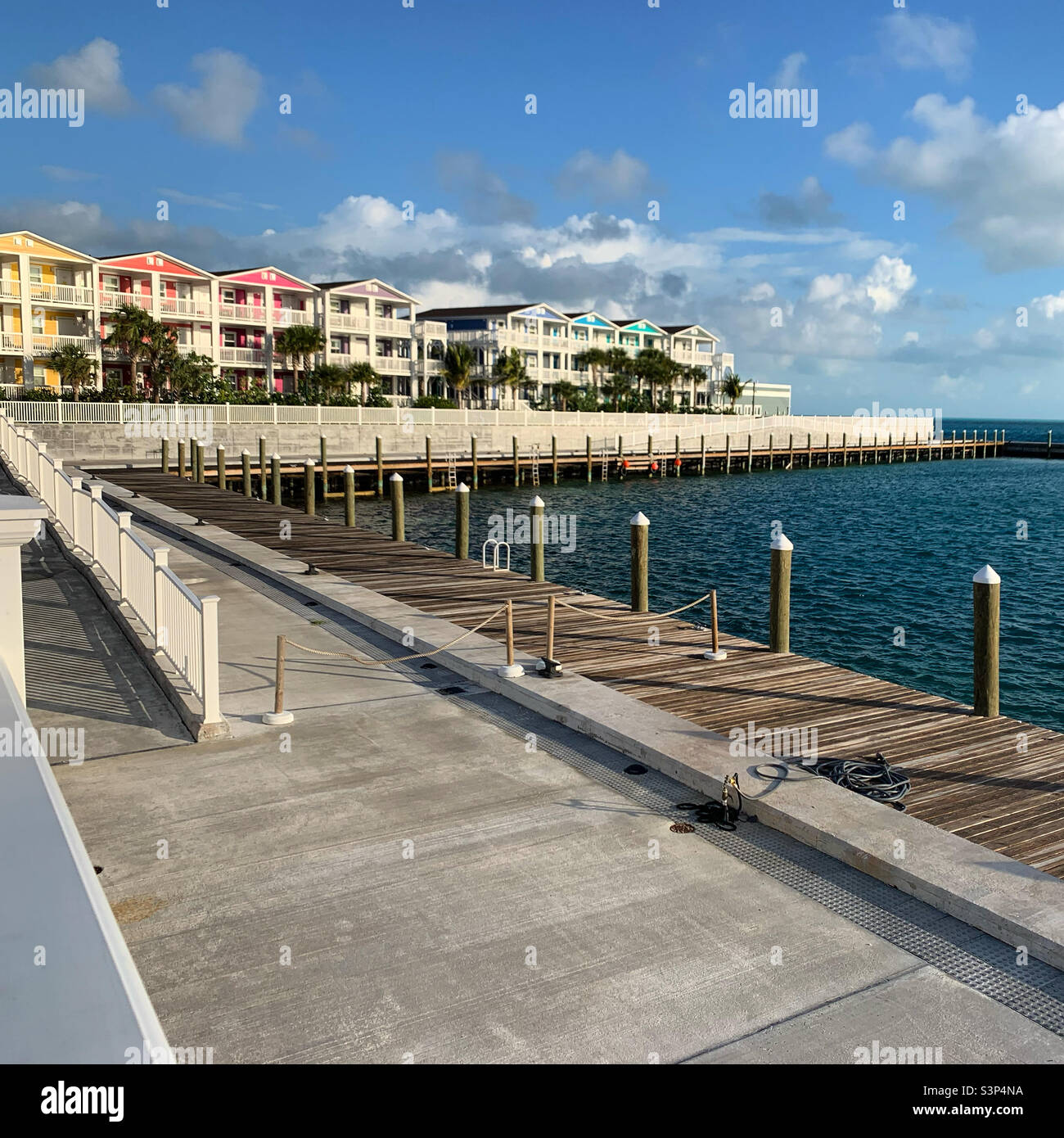 January, 2022, Ocean Cay, Bimini, Bahamas - Smartphone Captured Stock Image