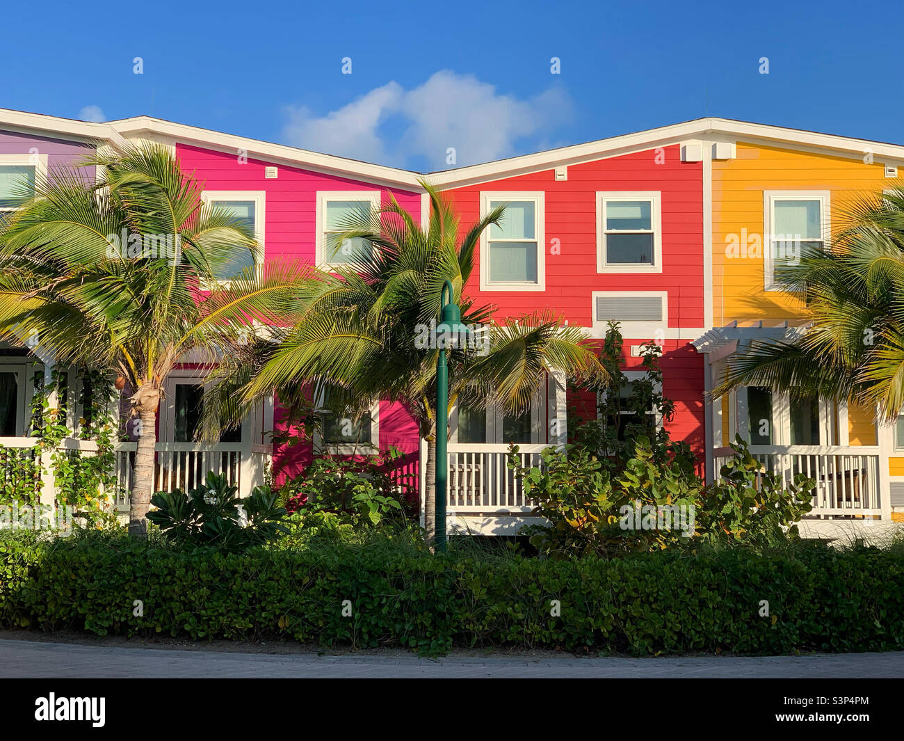 January, 2022, Ocean Cay, the private island of MSC CruiseLine, located in Bimini, the Bahamas, seen during a cruise on the MSC Divina from Miami, Florida, - Smartphone Captured Stock Image