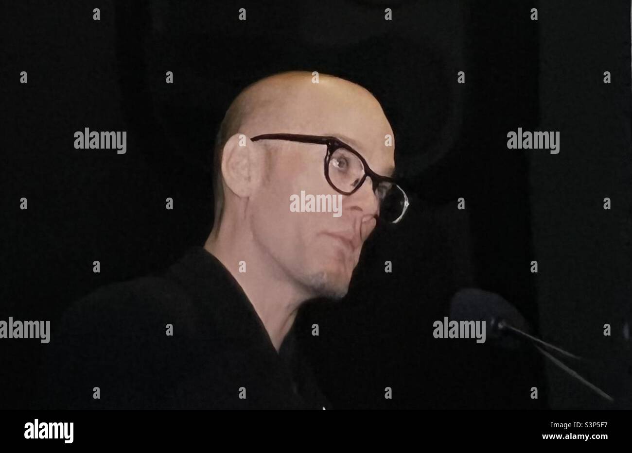 Michael Stipe musician songwriter of REM at Boston’s Reebok Human Rights Awards in 1994 Stock Photo
