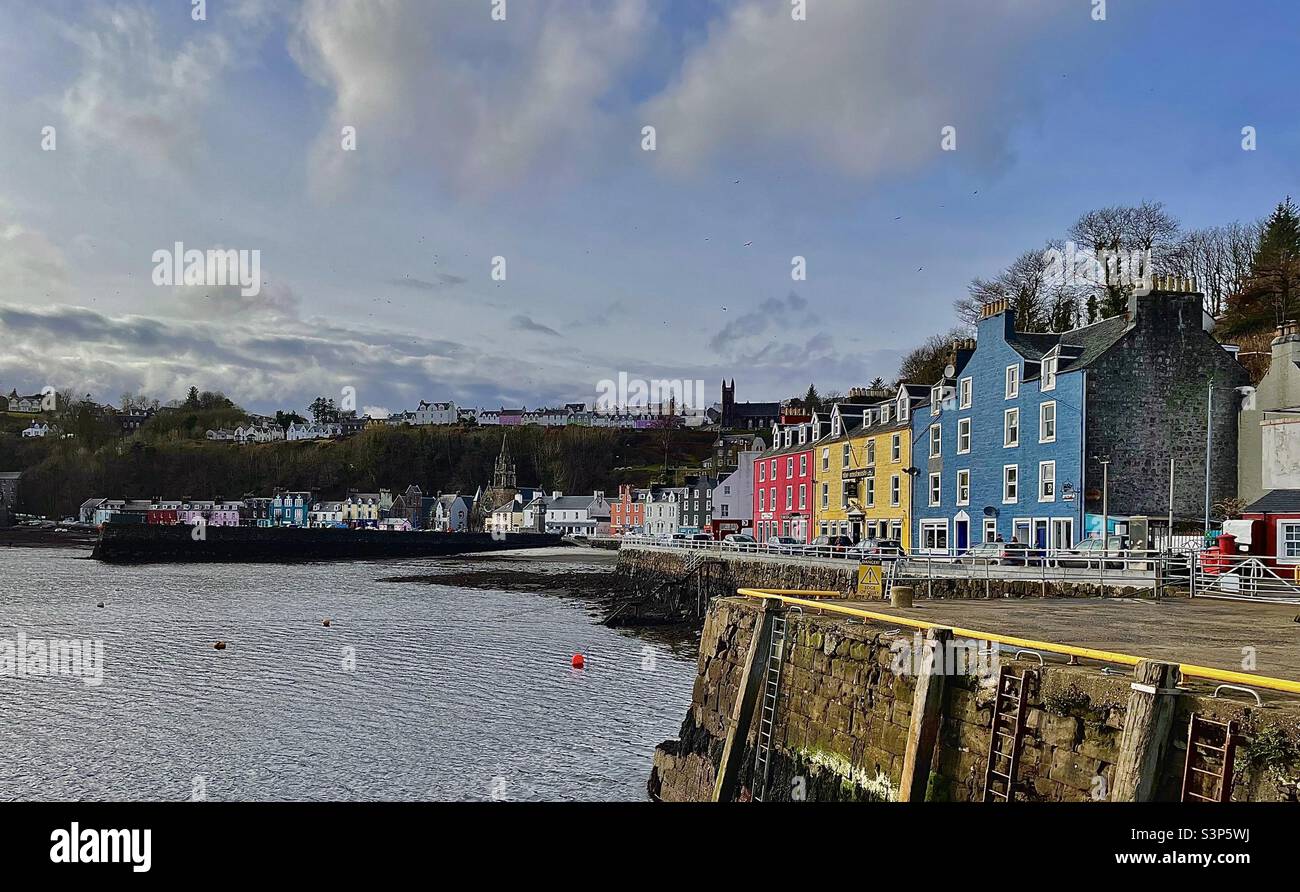 Tobermory - Smartphone Captured Stock Image