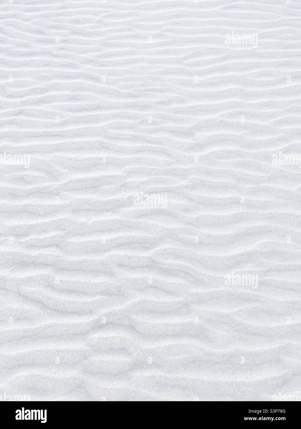Sand formations from the wind Stock Photo