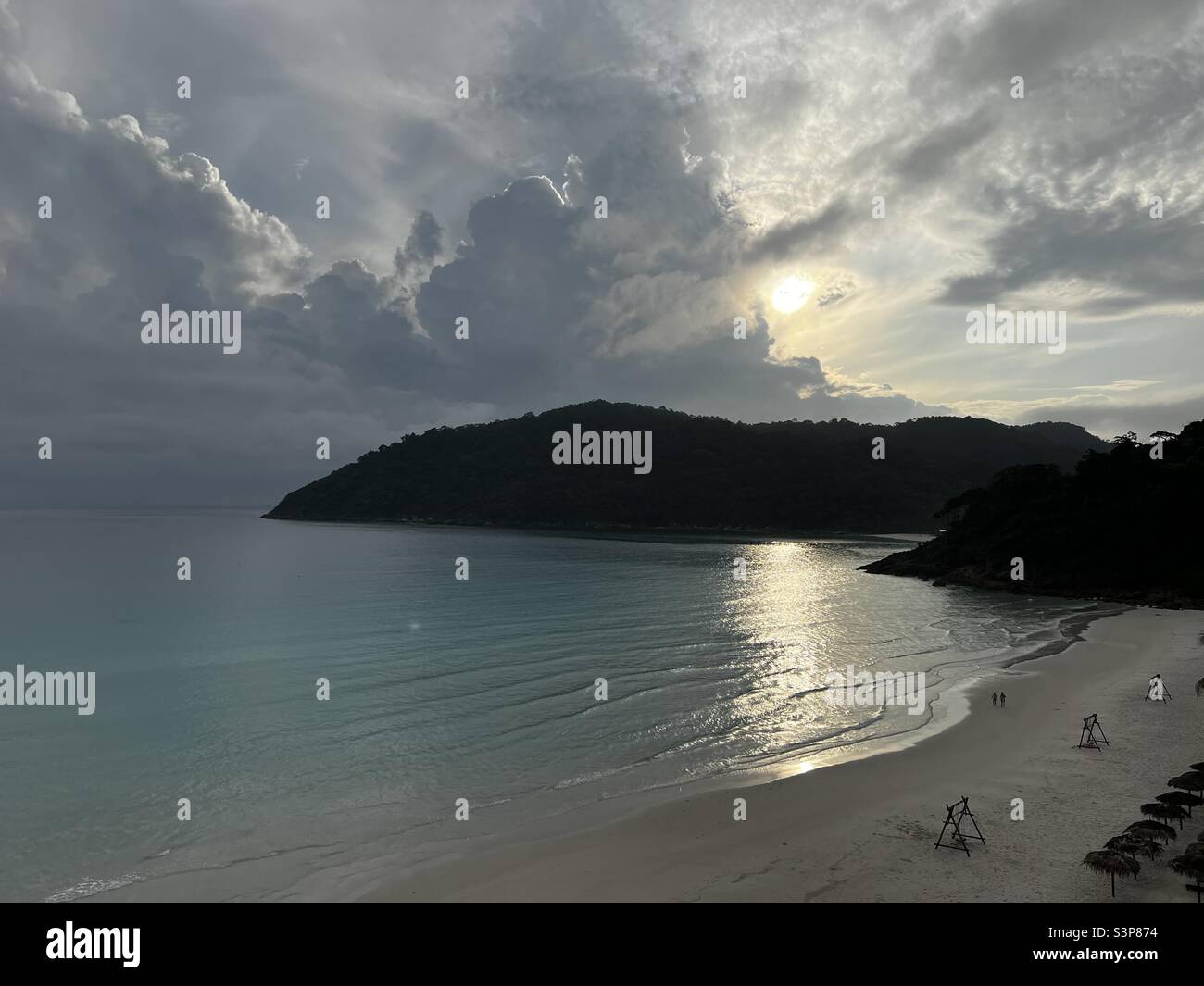 Redang Beach Sunrise Stock Photo