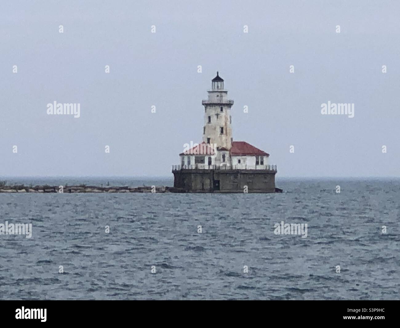 Chicago Harbor Lighthouse Stock Photo Alamy
