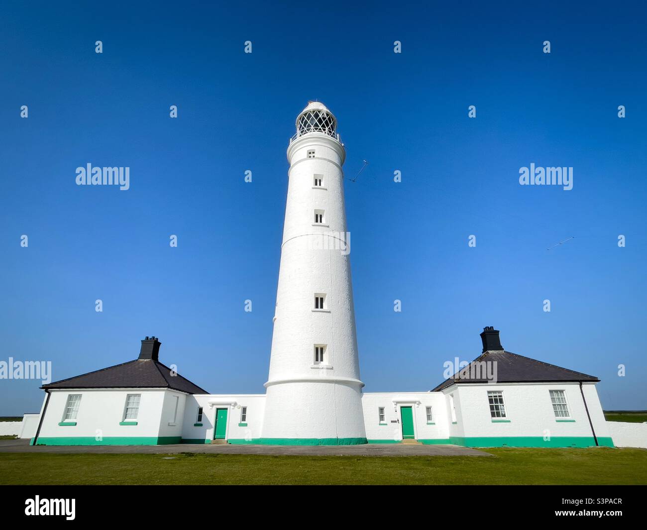 Nash Point lighthouse - Smartphone Captured Stock Image