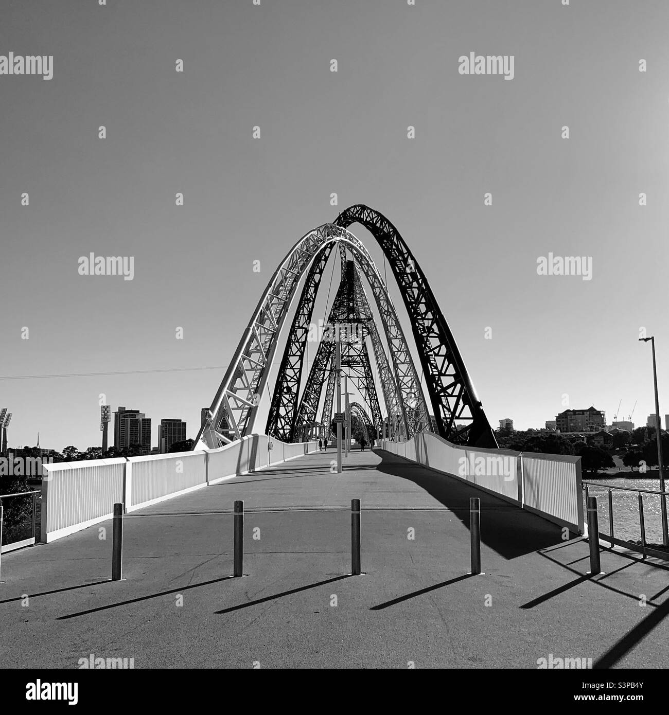 Bridge B&W - Smartphone Captured Stock Image