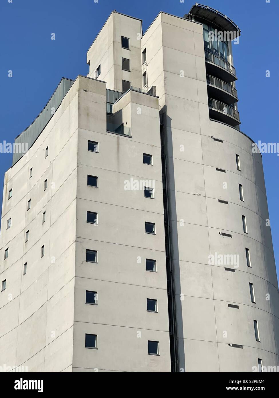 The Boat apartment block, Laganside, Belfast - Smartphone Captured Stock Image