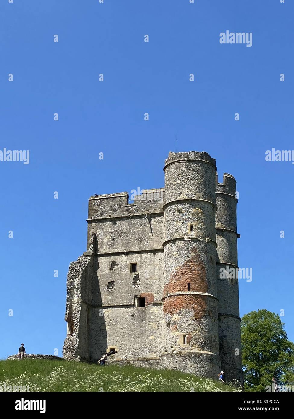 Donnington castle Stock Photo