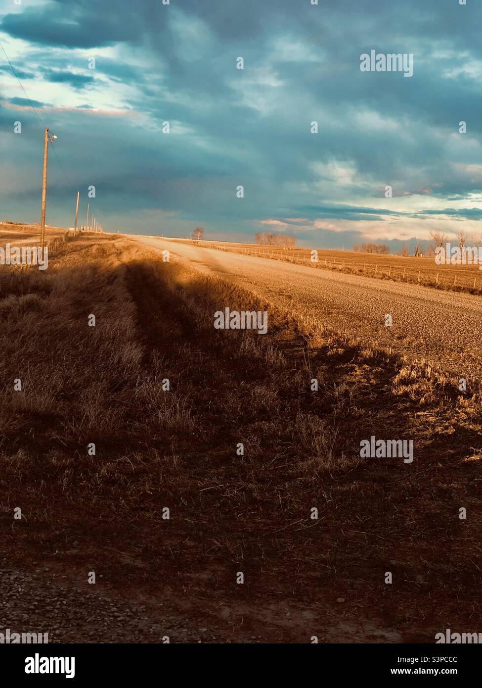 Old Country Road Stock Photo - Alamy