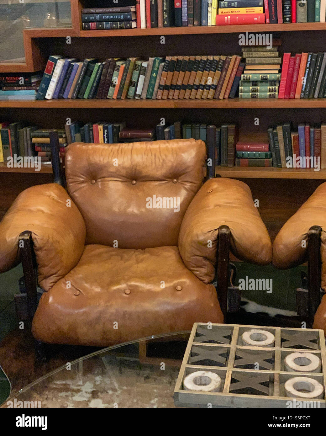 December, 2021, Lobby, Gild Hall, A Thompson Hotel, Lower Manhattan, New York, New York, United States - Smartphone Captured Stock Image