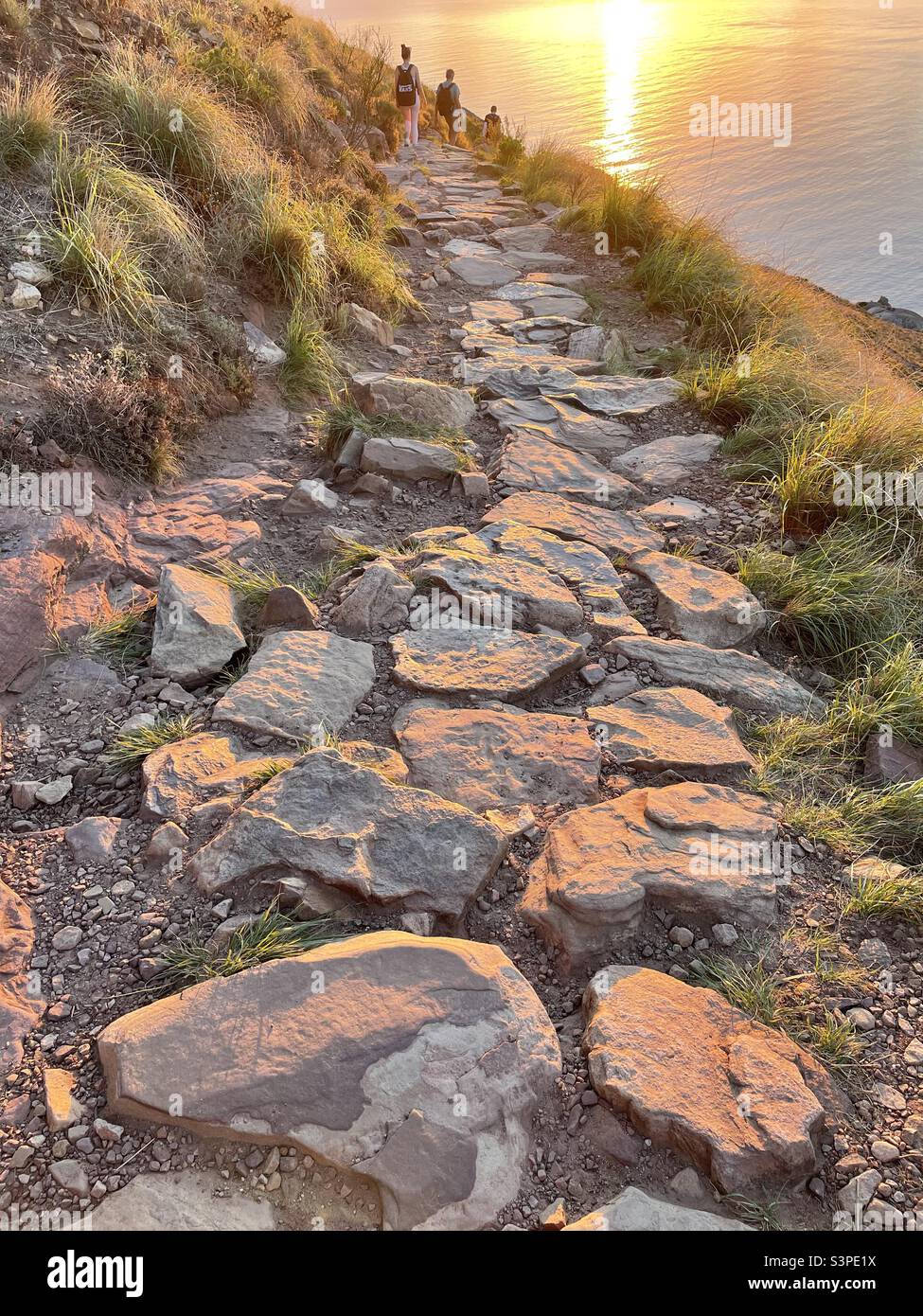 Hike sunset hi-res stock photography and images - Alamy